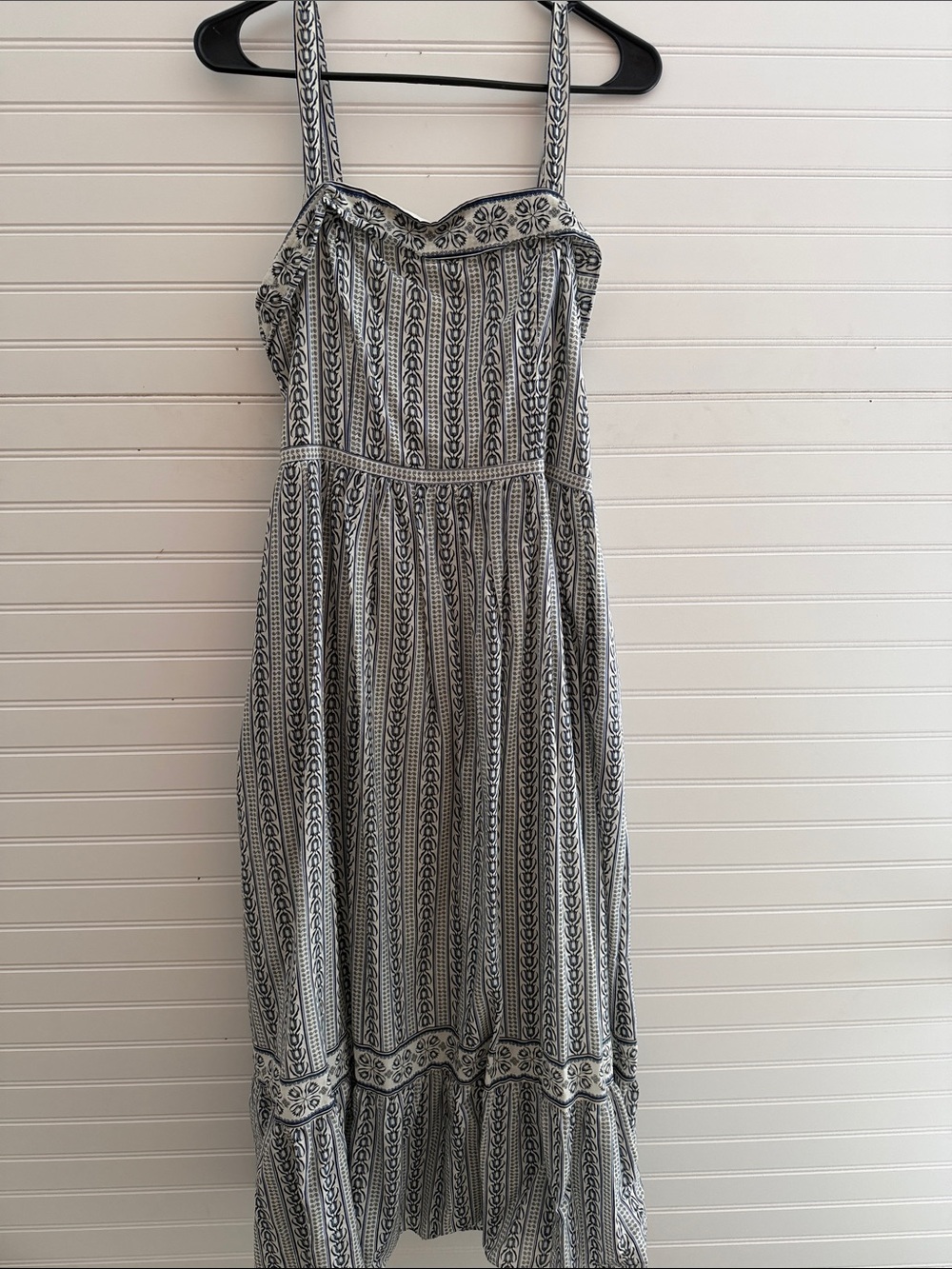 Max Studio Black and White Printed Maxi Dress